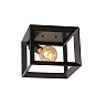 Flush ceiling light "THOR", 1x E27, grey iron - 73102-01-15 (Lucide)