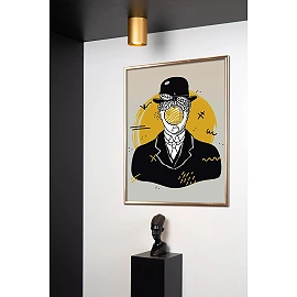 TUBE ceiling spotlight Ø9.6 cm 1xGU10 50W matt gold / brass (Lucide)
