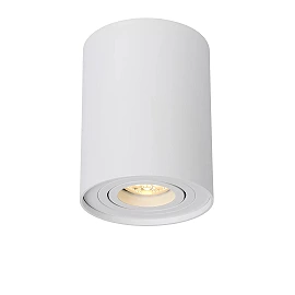 TUBE ceiling spotlight Ø9.6 cm 1xGU10 50W white (Lucide)