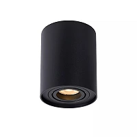 TUBE ceiling spotlight Ø9.6 cm 1xGU10 50W black (Lucide)