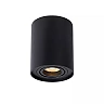 TUBE ceiling spotlight Ø9.6 cm 1xGU10 50W black (Lucide)