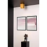 TUBE ceiling spotlight square 1xGU10 50W matt gold / brass (Lucide)