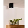 TUBE ceiling spotlight square 1xGU10 50W black (Lucide)