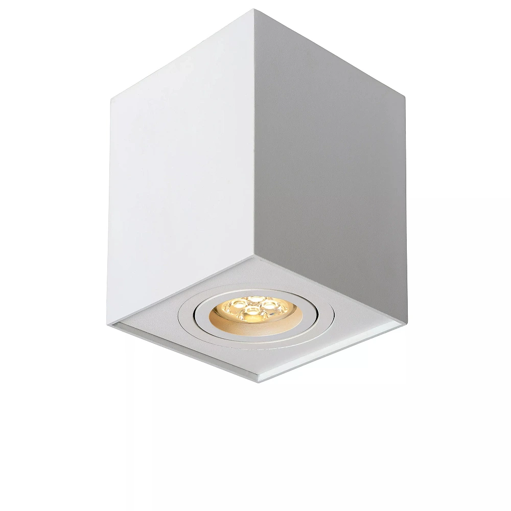 TUBE ceiling spotlight square 1xGU10 50W white (Lucide)