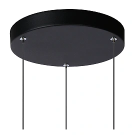 TUBULE - Pendant light - Ø 26 cm - LED Dim. - 3x7W 2700K - Black (Lucide)
