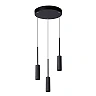 TUBULE - Pendant light - Ø 26 cm - LED Dim. - 3x7W 2700K - Black (Lucide)