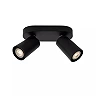 XYRUS LED dim-to-warm griestu prožektors 2x5 W melns (Lucide)