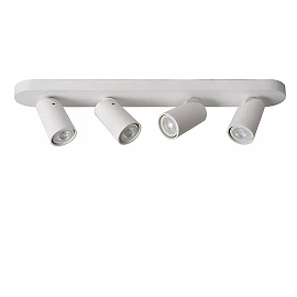 XYRUS LED dim-to-warm ceiling spotlight 4x5W white (Lucide)