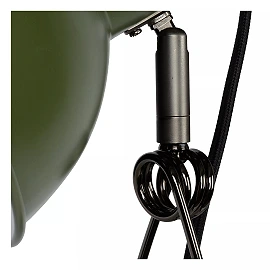 MOYS clamp lamp 1xE27 green (Lucide)