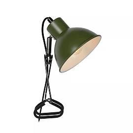 MOYS clamp lamp 1xE27 green (Lucide)