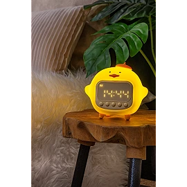Uzlādējama bērnu nakts lampiņa PINCHA DUCK, LED 1,5 W, 2100 K, dzeltena (Lucide)