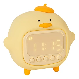 Uzlādējama bērnu nakts lampiņa PINCHA DUCK, LED 1,5 W, 2100 K, dzeltena (Lucide)