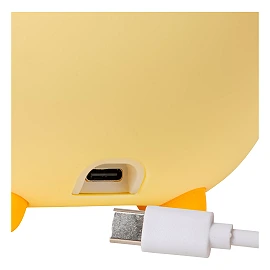 Uzlādējama bērnu nakts lampiņa PINCHA DUCK, LED 1,5 W, 2100 K, dzeltena (Lucide)