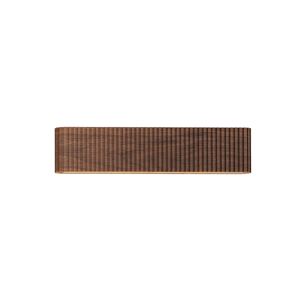 Lucide BANNISTER LED wall light 14W CCT 45 cm dark wood look