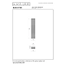Lucide BANNISTER LED sienas gaismeklis 14W CCT 45 cm tumša koka tonī