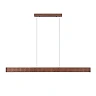 Lucide BANNISTER LED pendant light 30W CCT 150 cm dark wood look