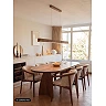 Lucide BANNISTER LED pendant light 30W CCT 150 cm dark wood look