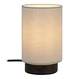 Lucide ALBANE table lamp E14 Ø12cm IP20 dark wood look