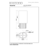 Lucide FRANCES galda lampa E27 70 cm balta