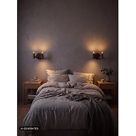 Lucide WELLINGTON wall light G9 6W 2700K coffee brown