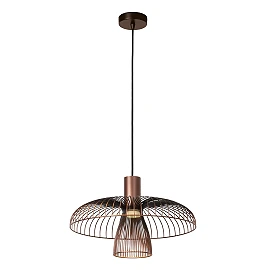Lucide NIGELLA pendant light GU10 Ø40.5 cm coffee brown
