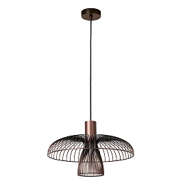 Lucide NIGELLA pendant light GU10 Ø40.5 cm coffee brown
