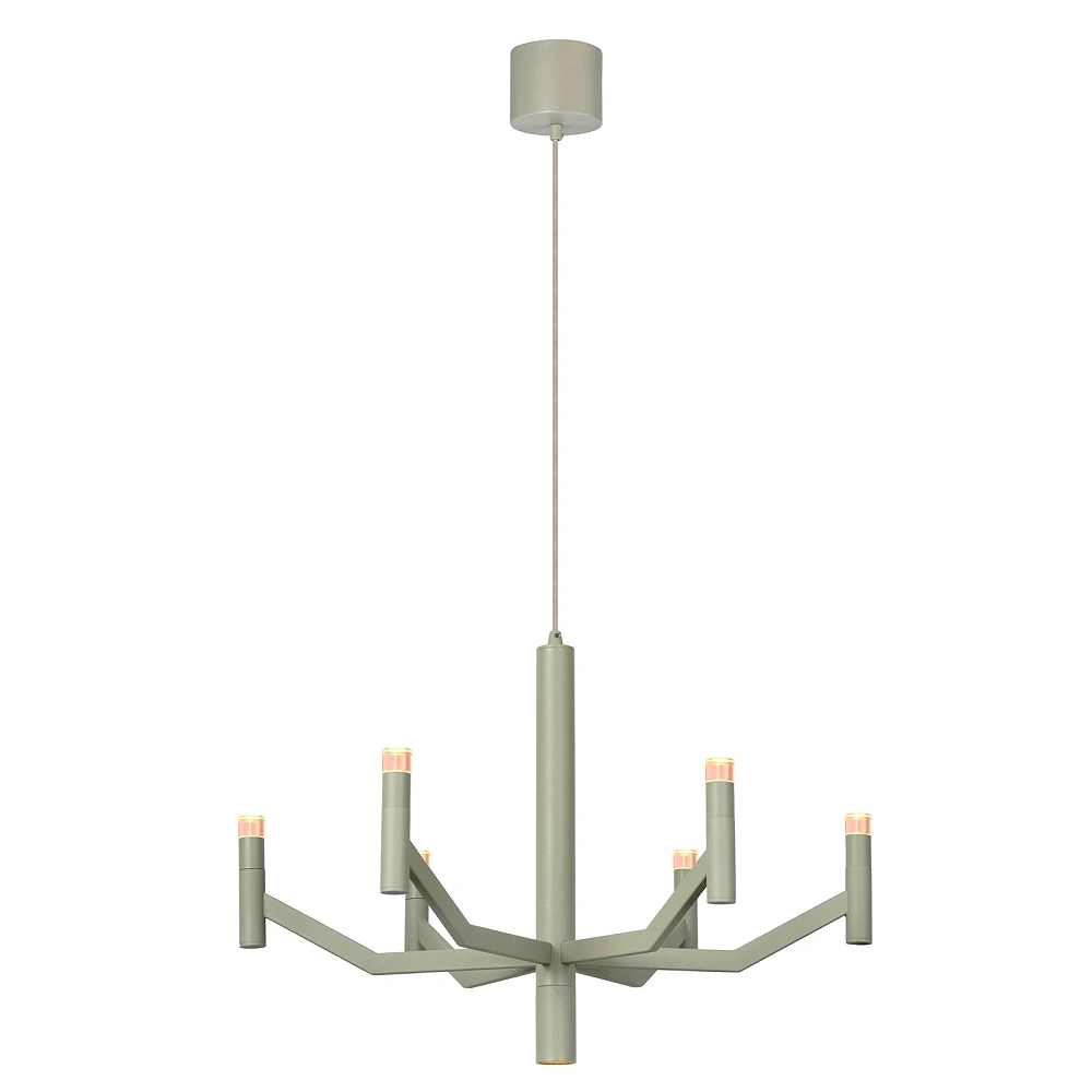 Lucide WELLINGTON lustra 22W 2700K Ø60 cm pelēkbrūna