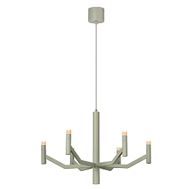 Lucide WELLINGTON lustra 22W 2700K Ø60 cm pelēkbrūna