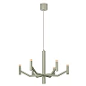 Lucide WELLINGTON lustra 22W 2700K Ø60 cm pelēkbrūna