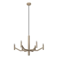 Lucide WELLINGTON lustra 22W 2700K Ø60 cm pelēkbrūna