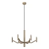 Lucide WELLINGTON lustra 22W 2700K Ø60 cm pelēkbrūna