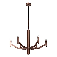Lucide WELLINGTON lustra 22W 2700K Ø60 cm kafijas brūna