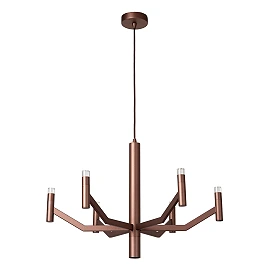 Lucide WELLINGTON lustra 22W 2700K Ø60 cm kafijas brūna
