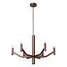 Lucide WELLINGTON lustra 22W 2700K Ø60 cm kafijas brūna