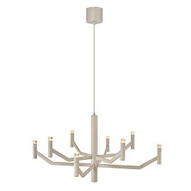 Lucide WELLINGTON lustra 28W 2700K Ø80 cm pelēkbrūna