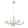 Lucide WELLINGTON chandelier 28W 2700K Ø80 cm taupe