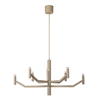 Lucide WELLINGTON lustra 28W 2700K Ø80 cm pelēkbrūna
