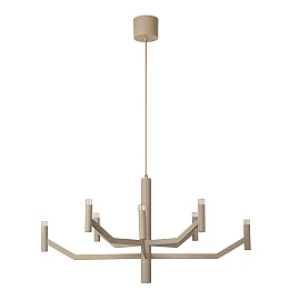 Lucide WELLINGTON lustra 28W 2700K Ø80 cm pelēkbrūna