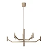 Lucide WELLINGTON chandelier 28W 2700K Ø80 cm taupe