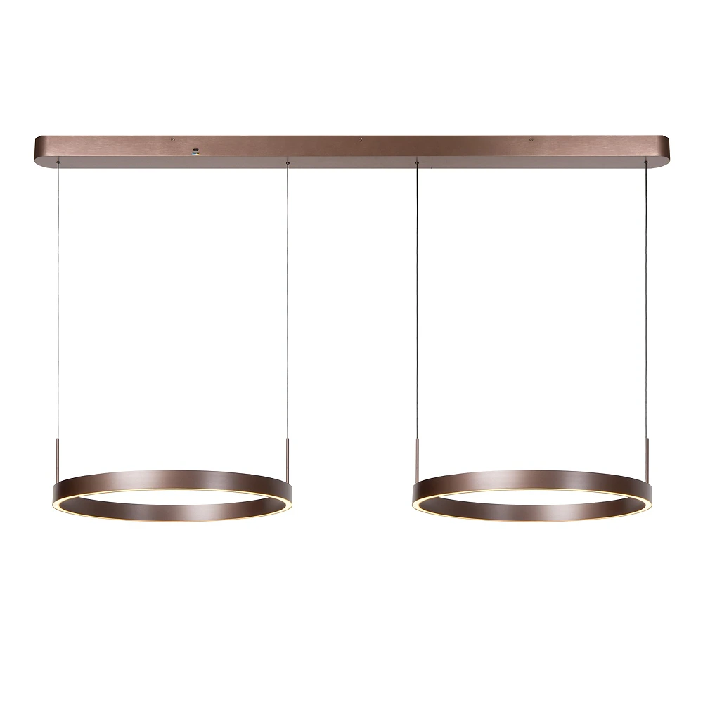Lucide LIANE LED pendant light 90W CCT 166 cm rust brown