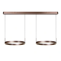 Lucide LIANE LED pendant light 90W CCT 166 cm rust brown