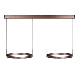 Lucide LIANE LED pendant light 90W CCT 166 cm rust brown