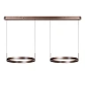 Lucide LIANE LED pendant light 90W CCT 166 cm rust brown