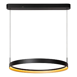 Lucide RADIANT LED pendant light 60W CCT IP20 black