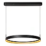 Lucide RADIANT LED pendant light 60W CCT IP20 black