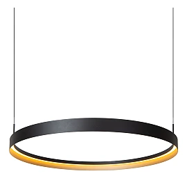 Lucide RADIANT LED pendant light 60W CCT IP20 black