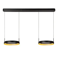 Lucide RADIANT LED piekaramais gaismeklis 76W CCT IP20 melns
