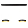 Lucide RADIANT LED pendant light 76W CCT IP20 black