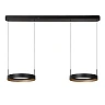 Lucide RADIANT LED pendant light 76W CCT IP20 black