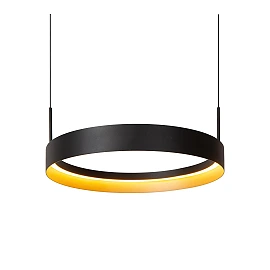 Lucide RADIANT LED pendant light 76W CCT IP20 black
